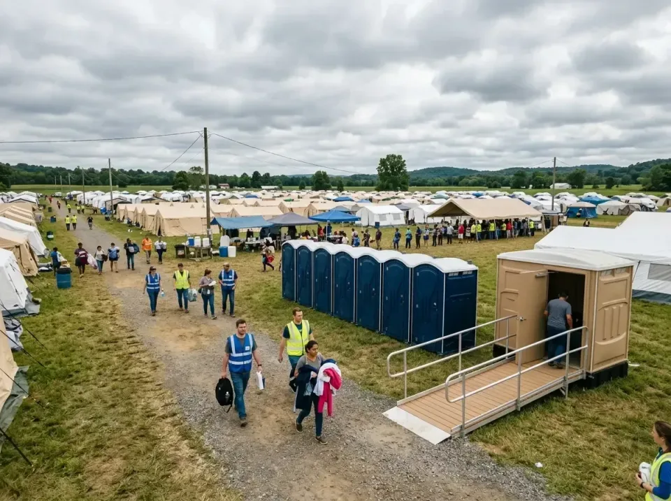 disaster-relief-camp-restrooms-010 — frequently asked questions, Dumpster & Portable Bathrooms Rental in Evans City, PA